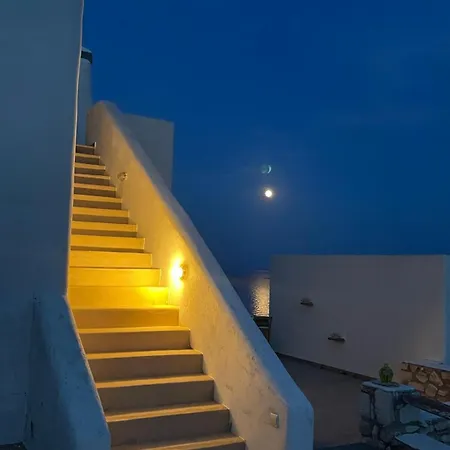 度假居 Cycladic Open Sea View Maisonette Nisoi